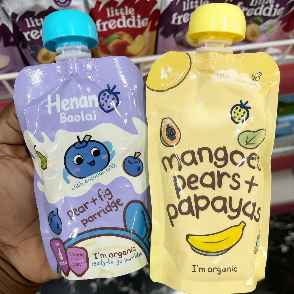 baby food squeeze pouch